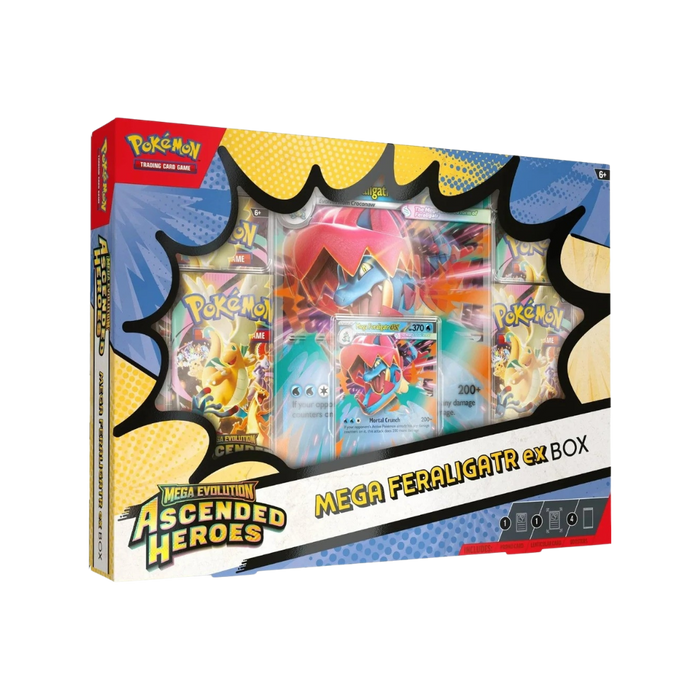 Pokemon Ascended Heroes Mega Feraligatr ex Box