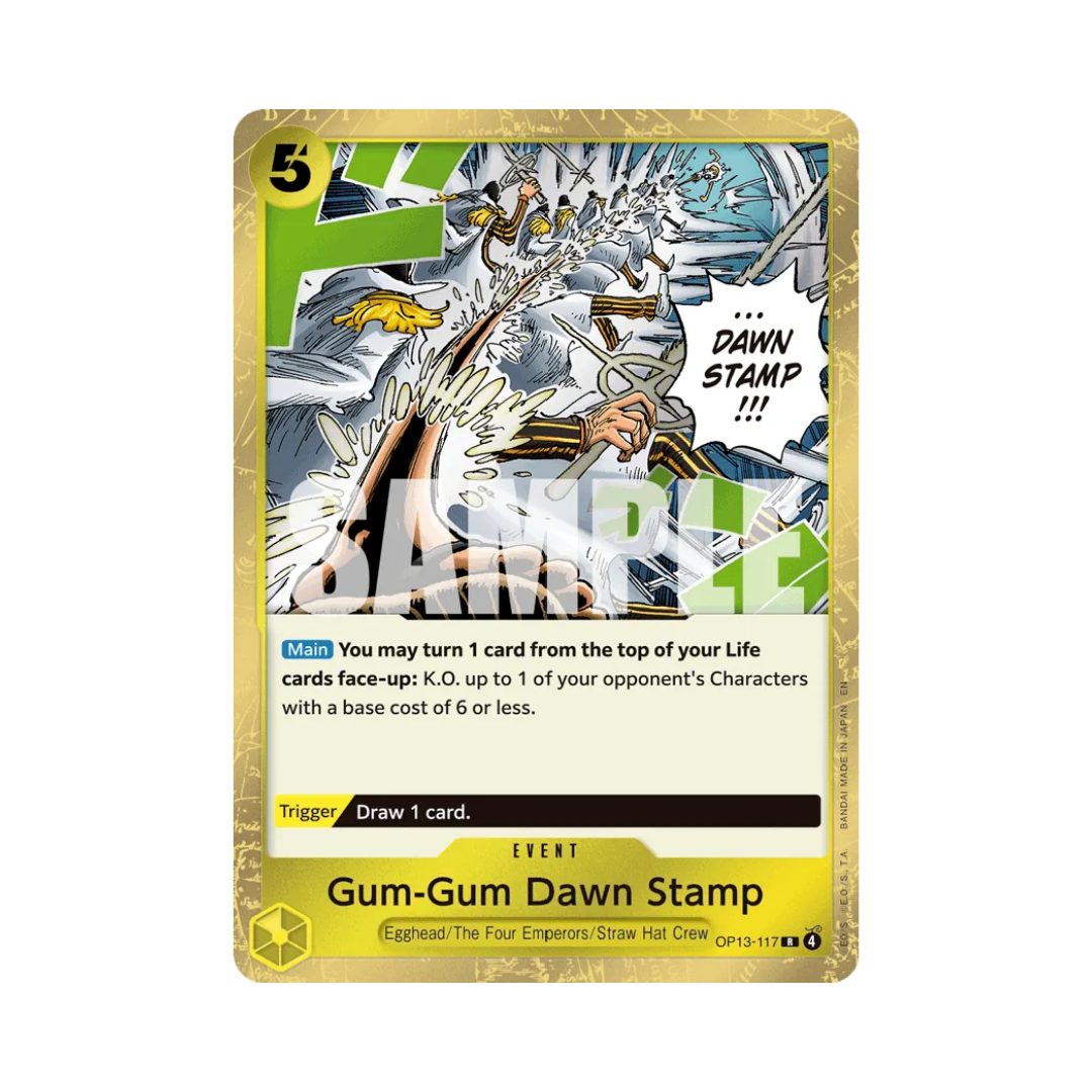 Gum-Gum Dawn Stamp OP13-117 EN