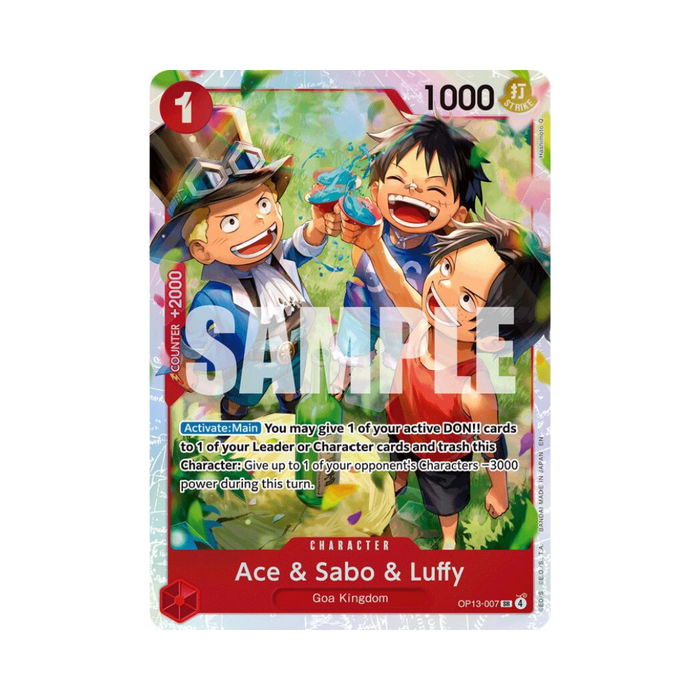 Ace & Sabo & Luffy OP13-007 EN