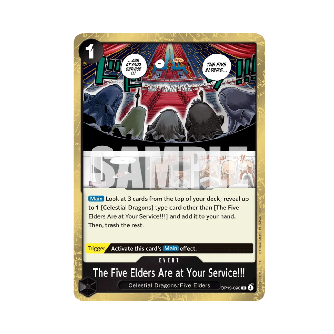 The Five Elders Are at Your Service!!! OP13-096 EN
