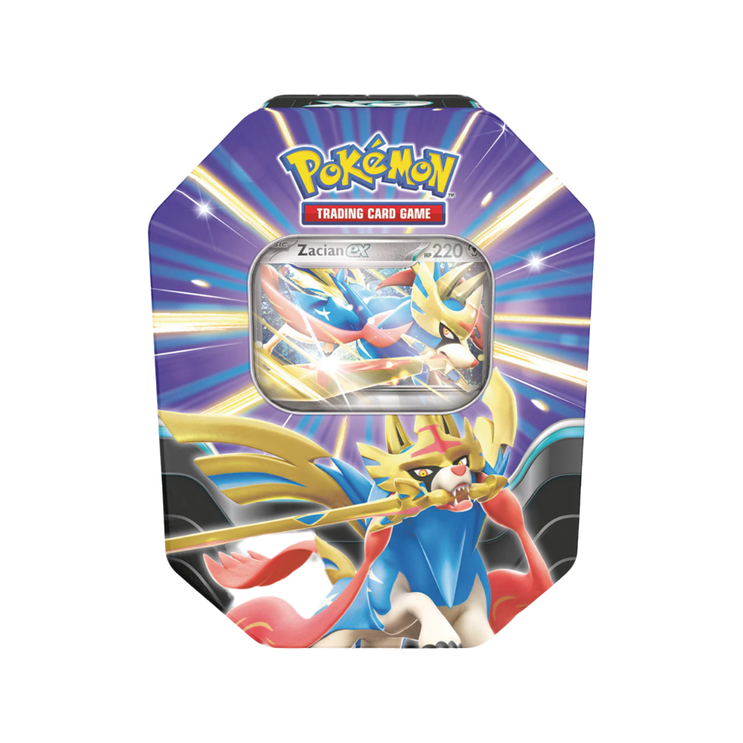 Pokemon Slashing Legends Tin – Zacian ex