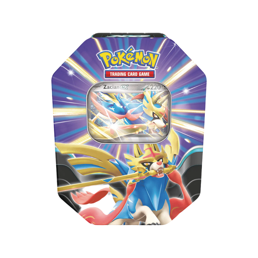 Pokemon Slashing Legends Tin – Zacian ex