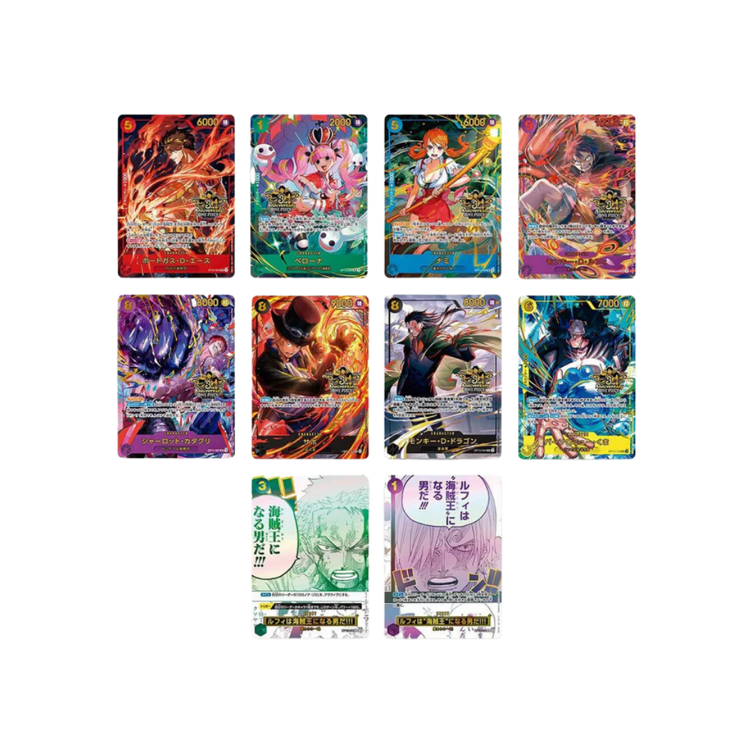 One Piece Japanese 3rd Anniversary Set (Japansk)